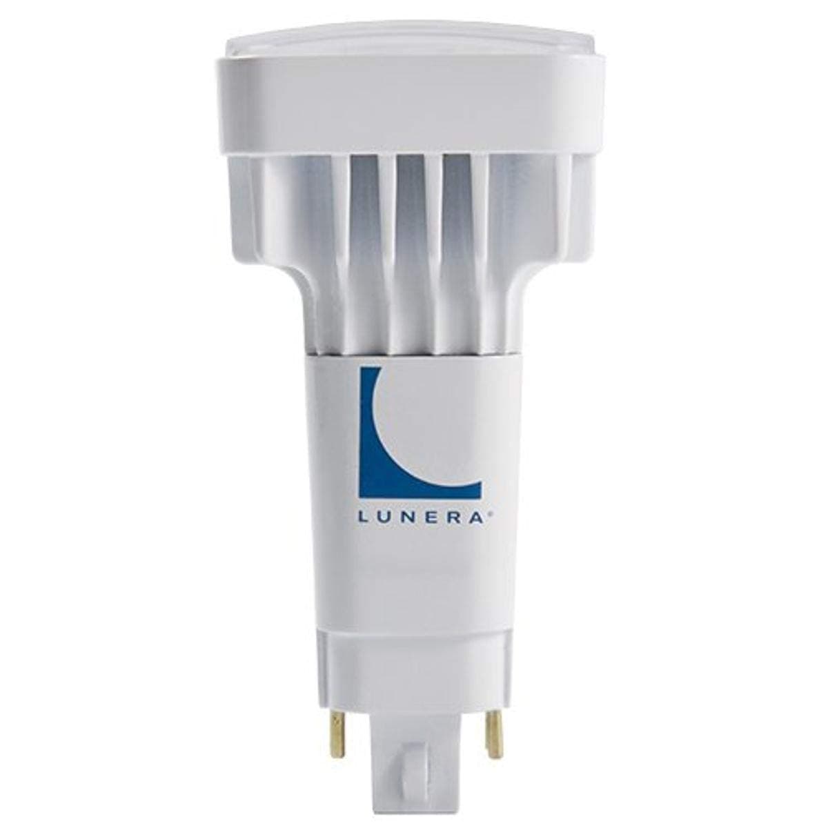 Lunera CFL LED G24q - Vertical Mount, 4000K, 13W Ballast Driven Replacement for 18/26/32/42W, 4-pin CFLs
