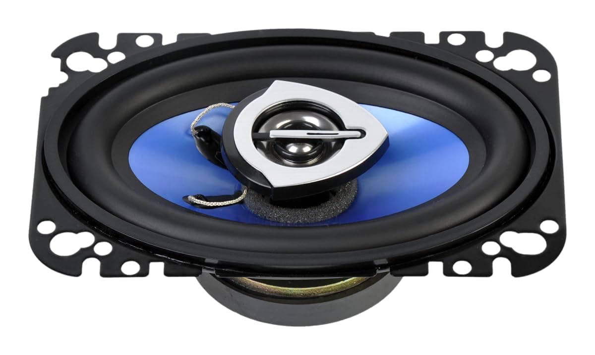 PY-AQ462C 4x6 Inch 100W 2-Way Car Coaxial Speakers Door/Shelf Pair Set