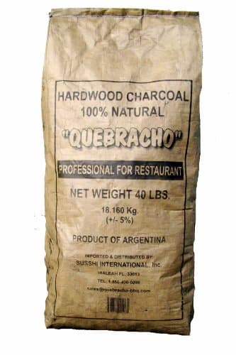 Quebracho QHWC40LB 40-Pound Carbon de Lena Hardwood Charcoal Bag