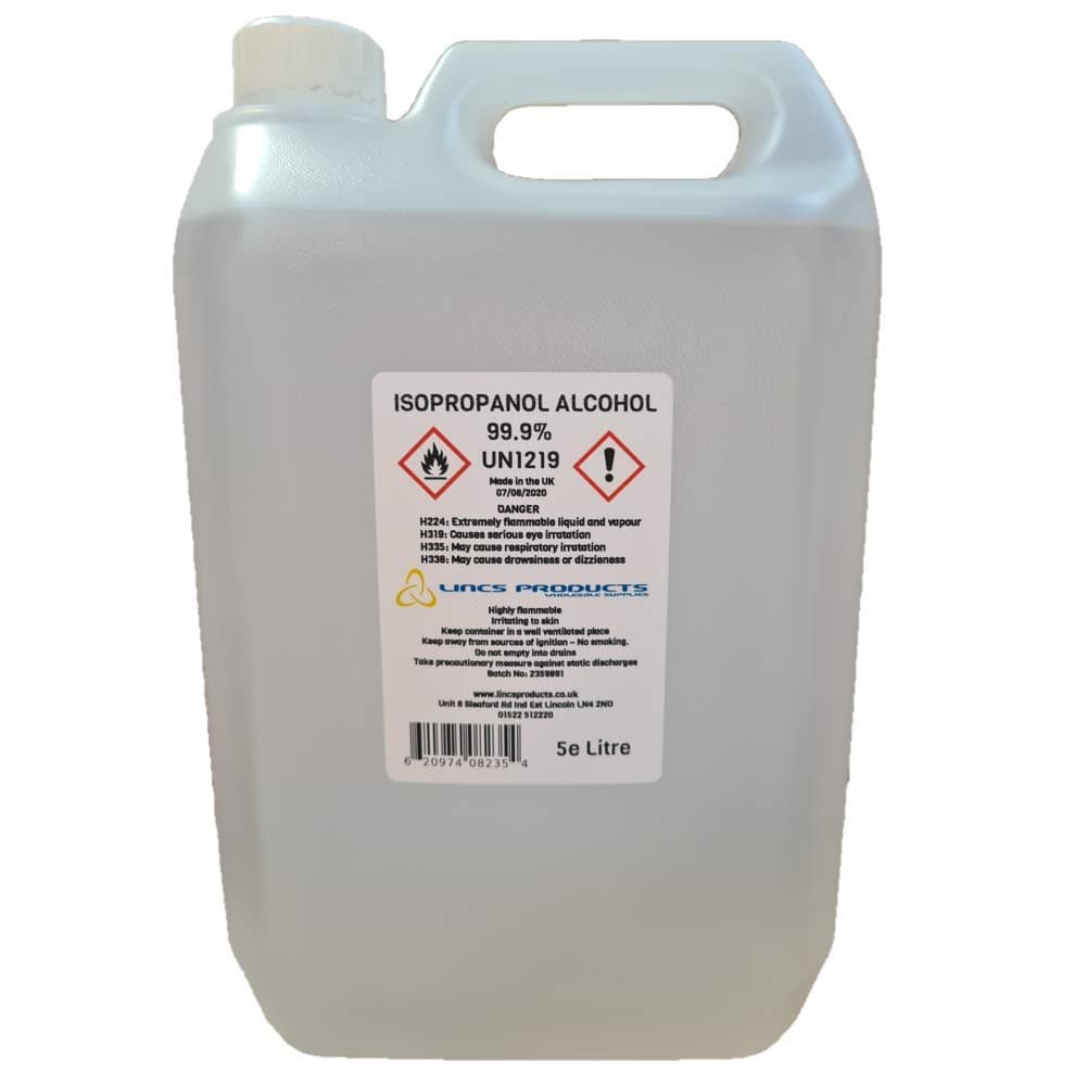 LINCS PRODUCTS® ISOPROPANOL IPA Isopropyl Alcohol 99.9% Pure 10 litres