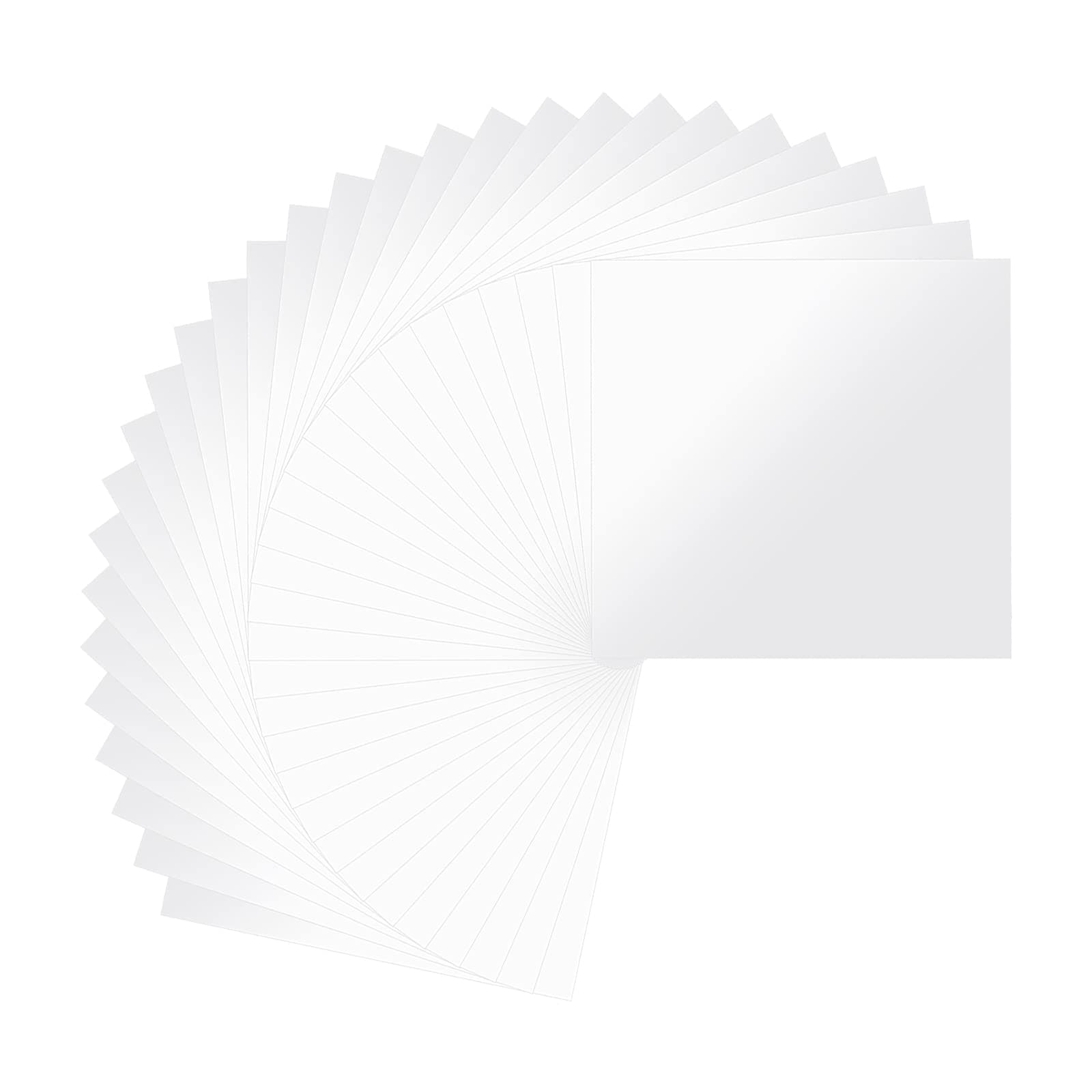30 PCS 30 x 30cm/12 x 12 Inch Blank Stencil Sheets, 10 Mil Plastic Stencil Film for Make Your Own Stencils