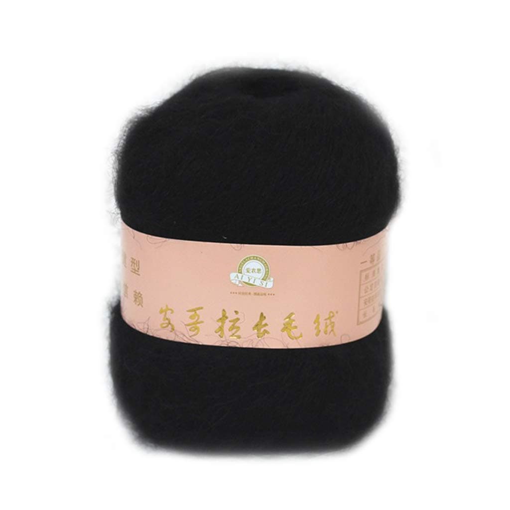 Runrain Soft Mohair Cashmere Knitting Wool Yarn DIY Shawl Scarf Crochet Thread Supplies