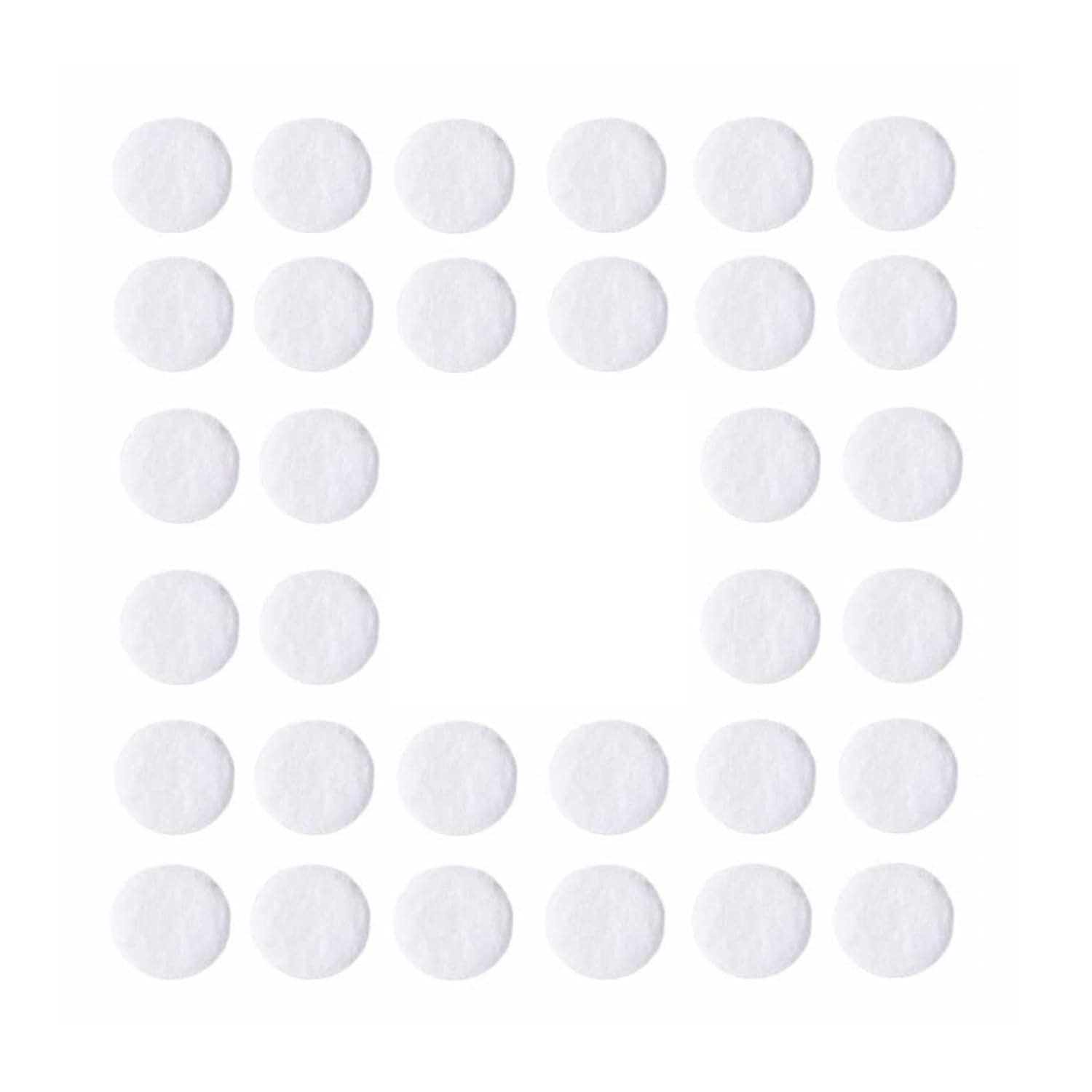 Cotton filter, 100PCS 10 mm Microdermabrasion Sponge filter Replacement Facial Vacuum Filters for vacuum dermabrasion White (100pcs)