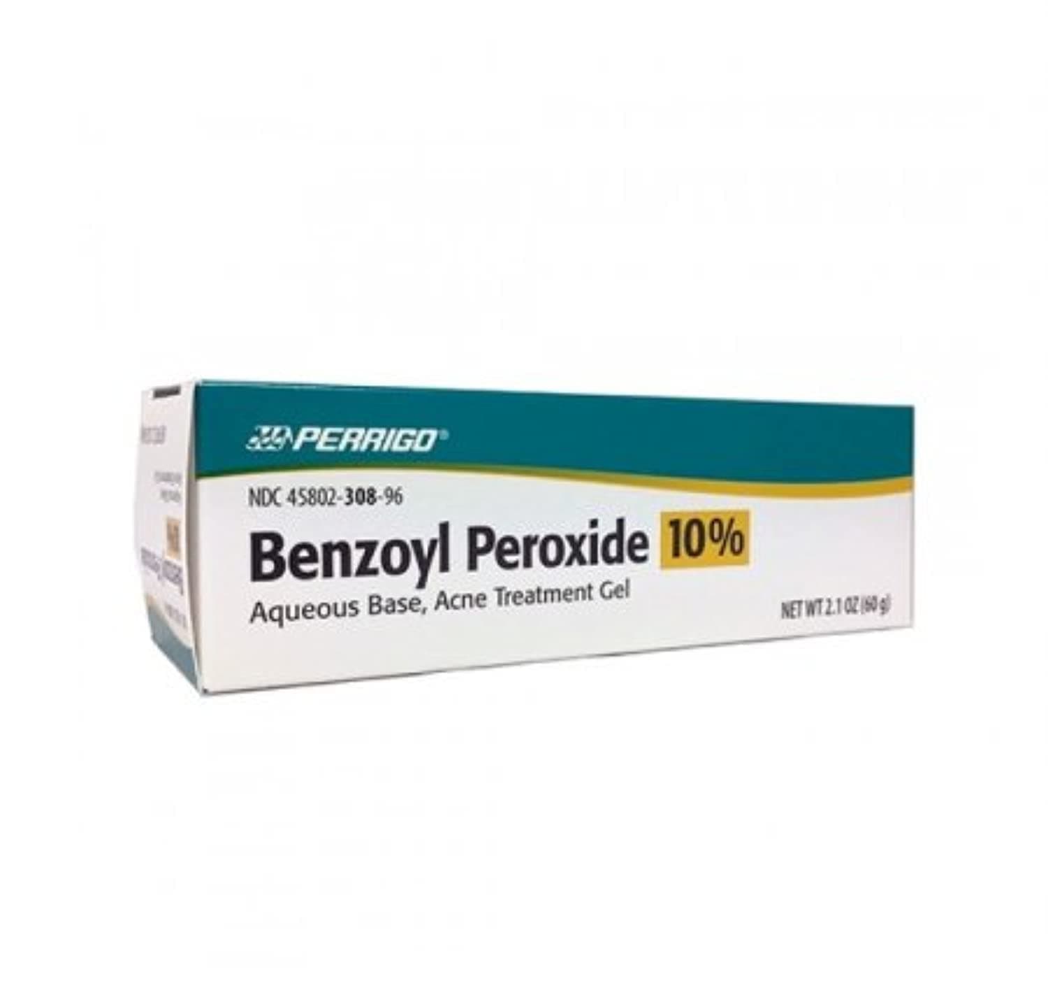 10% Benzoyl Peroxide Acne Treatment Gel - 2.1oz