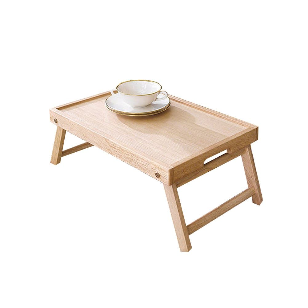 Aria Furniture Bed Tray with Folding Legs Breakfast Tray Bed Table (Natural)