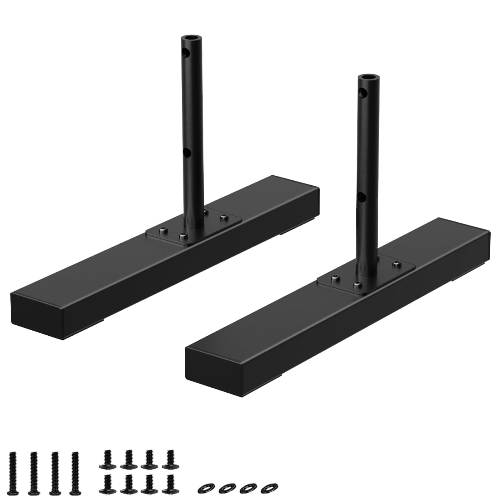 TV Stand Base Legs for Panasonic TV for TH-37PX60U TH-42PX800U TH-46PZ80UA TH-50PX60U TH-58PX60U Etc Model, Only Fit for TV Hole Distance of 80mm Center-to-Center, Please Measure the Hole Spacing