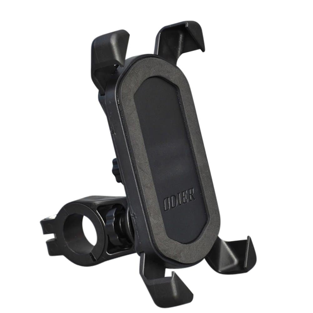 ODIER Bicycle 3.5 Inch to 5.0 Inch Screen Iphone 6/5s/5c, IPod, Samsung Galaxy Phone Holder for Bike or Cycling Sports - Black