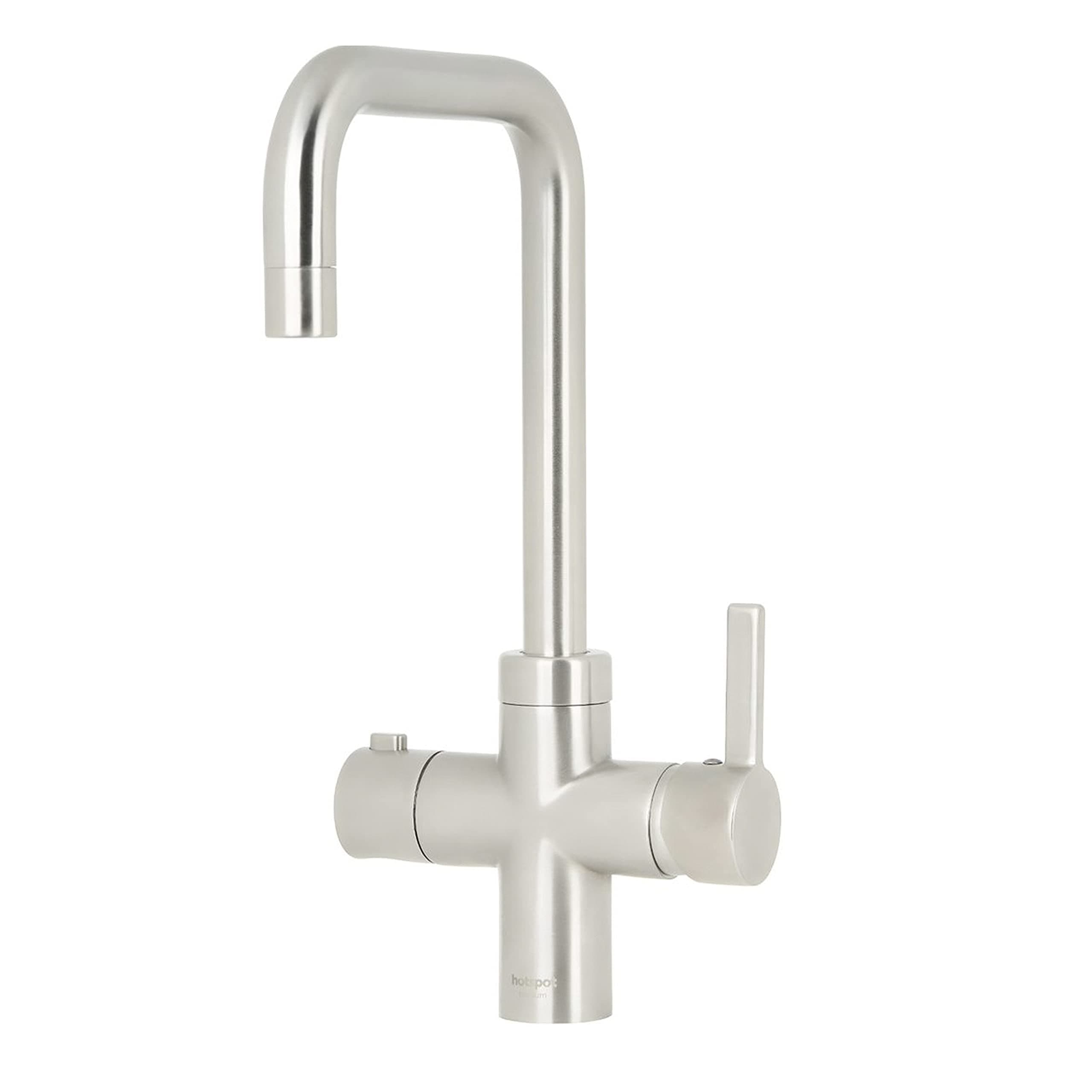 HotSpot Titanium Vitoria Stainless Steel - Premium 3-in-1 Instant Boiling Water Tap with Titanium 4 Liter Boiler and Water Filter - Instant Hot Water Tap with Smooth Flow Technique