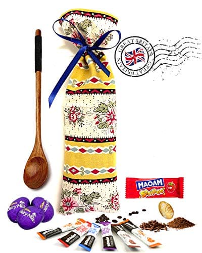 EASTER GIFT | Cadbury Easter Chocolate Eggs & Beanies Coffee Sticks Gift Set | Beanies Coffee Sticks, Easter chocolate Eggs and a Coffee Spoon. All Carefully Packed in a beautiful fabric sack.
