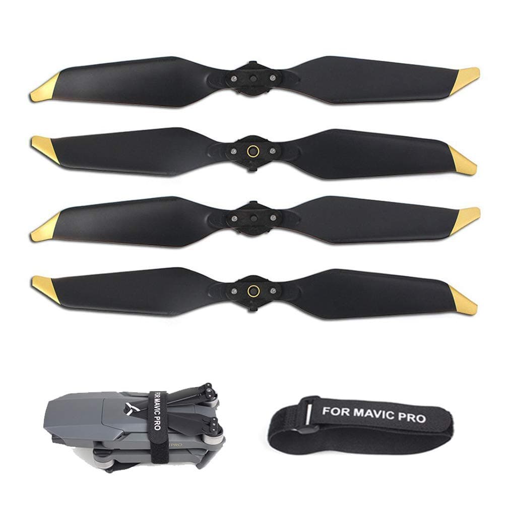 2 Pairs Drone Propellers for DJI Mavic Pro or Mavic Pro Platinum Propellers Low-Noise and Quick-Release 8331F Mavic Pro Propellers