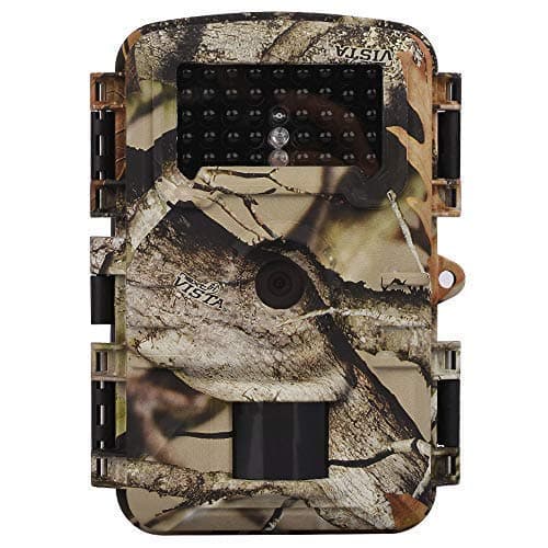 WOSPORTS Trail Camera, 2018 Upgraded 1080P 12MP Hunting Game Camera, Wildlife Camera with Upgraded 850nm IR LEDs Night Vision 65ft, 2.4''LCD IP54 for Home Security Wildlife Monitoring/Hunting