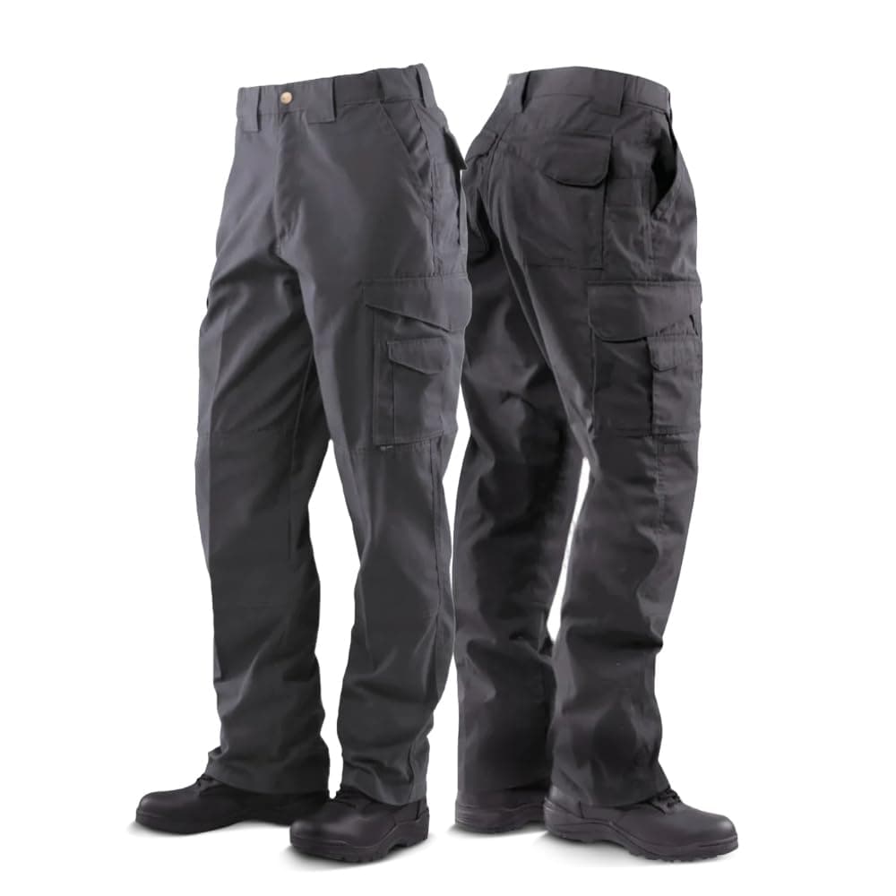 24-7 Original Tactical Pants - Water-Resistant Ripstop Cargo Work Pants for Men, Concealed Carry & Knee Pad Openings