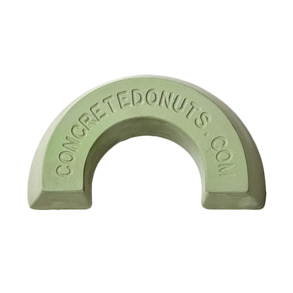 Concrete Donuts for a Rotary Head Half, Large, Green