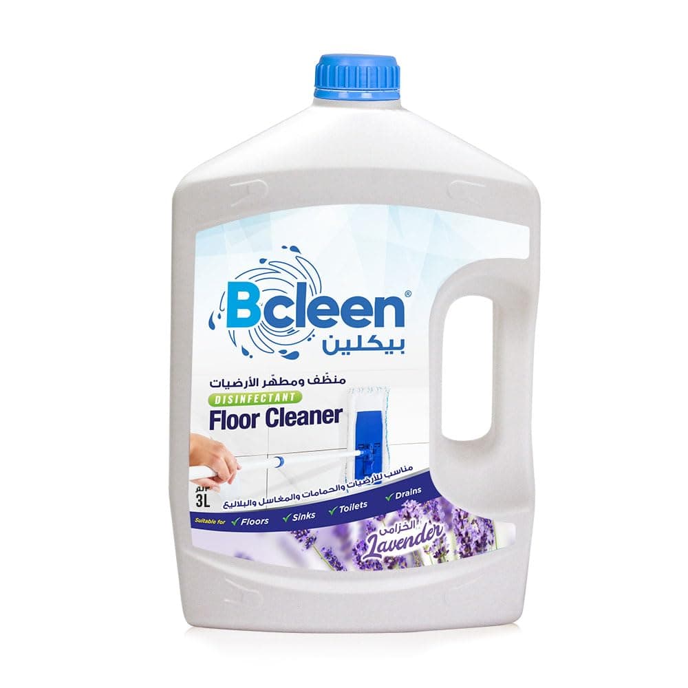 Disinfectant Floor Cleaner, Lavender – 3L | For Floor, Sink, Toilet & Drains | Kills Germs | Multi-Surface Cleaning Solution