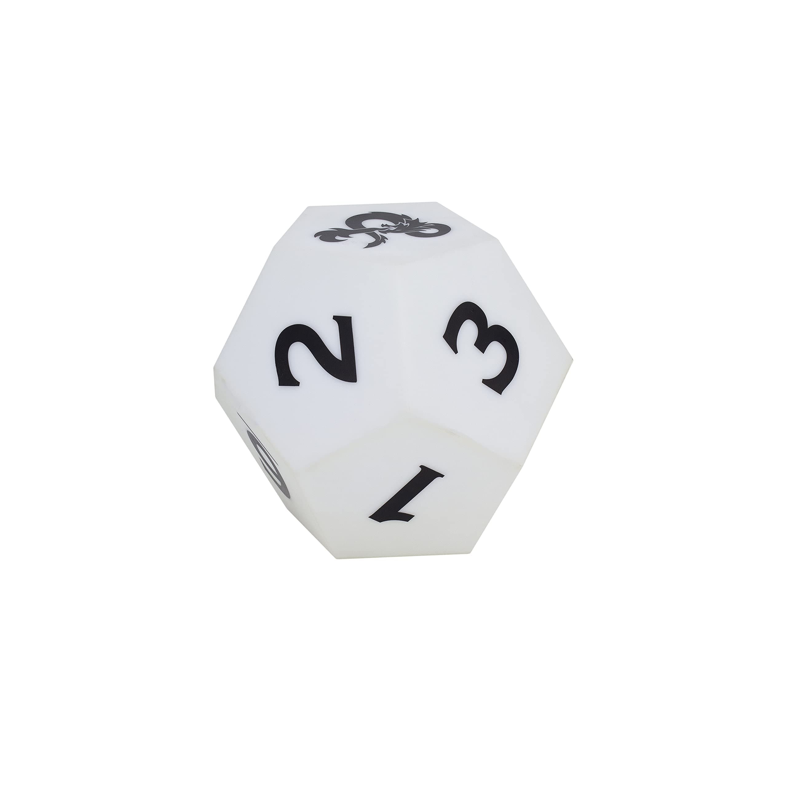 Dungeons and Dragons D12 Light - Officially Licensed DAD Dice Lamp, Gaming Room Mood Lighting, Decor for Bedroom, Battery Powered | Paladone