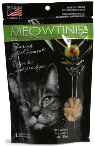 Omega Paws Meowtinis Cat Treats, Small 3 Oz