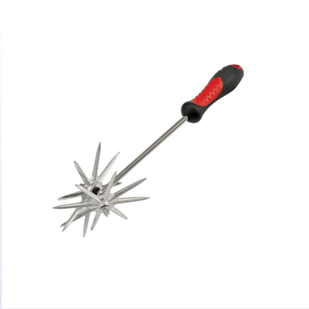 GBRolling Chrome Hand-Held Manual Cultivator and Ripper, Garden Tumbler and Rotary Tiller