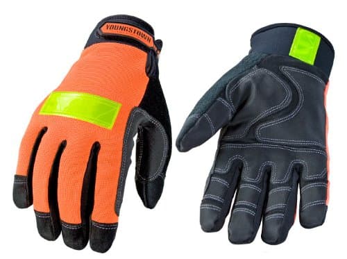 Youngstown Glove 03-3610-50-L Safety Orange Waterproof Winter Performance Glove Large, Orange
