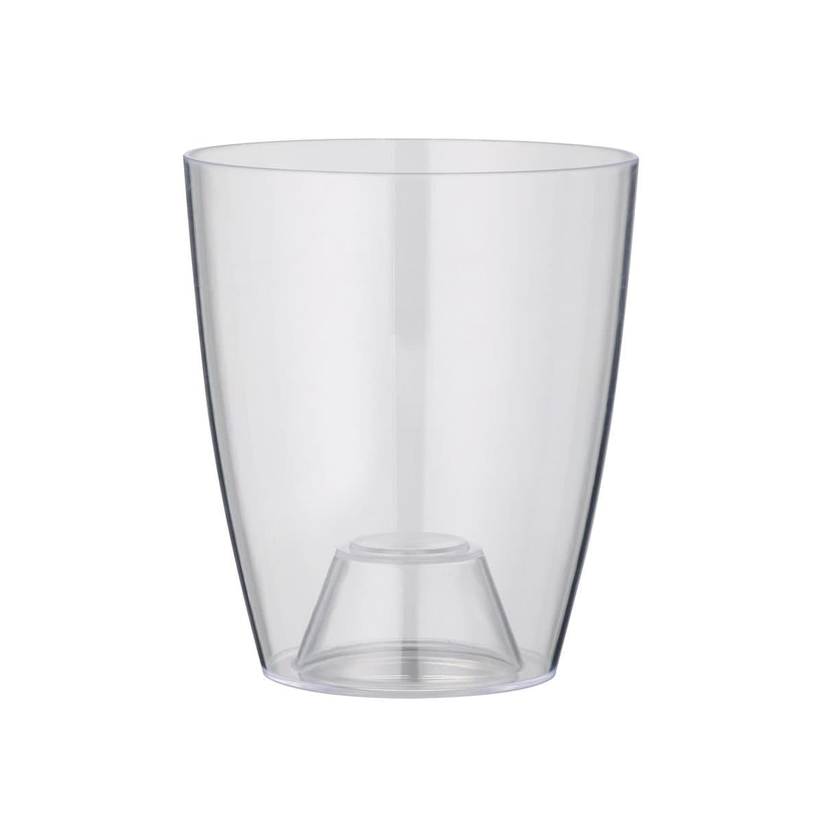 greemotion Orchid Pot 13cm Ornella - Monitor Your Orchid's Moisture Content - Plastic Orchid Pots for the Home - Flower Pot - Plant Pot