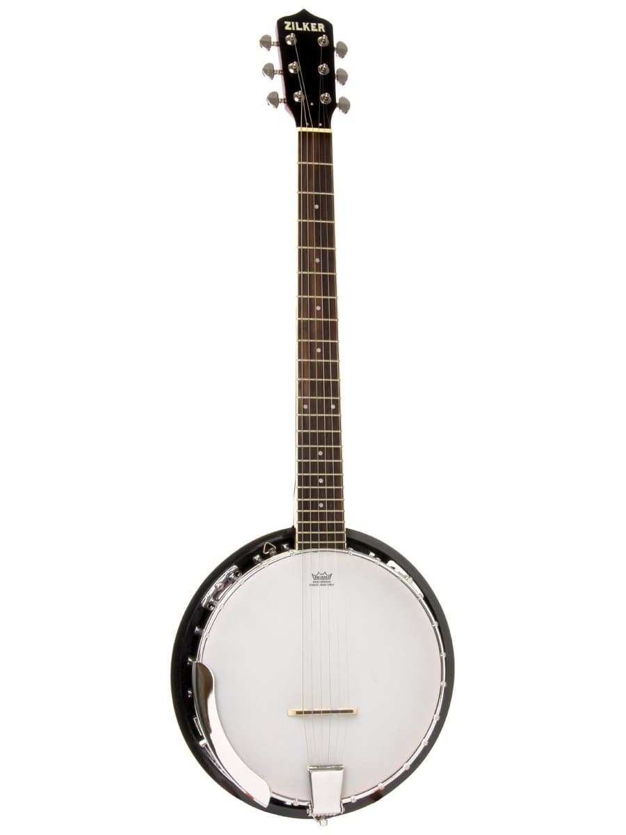 ZBJ06 6-String Banjo Pack with Gig Bag, Strap, and Pick