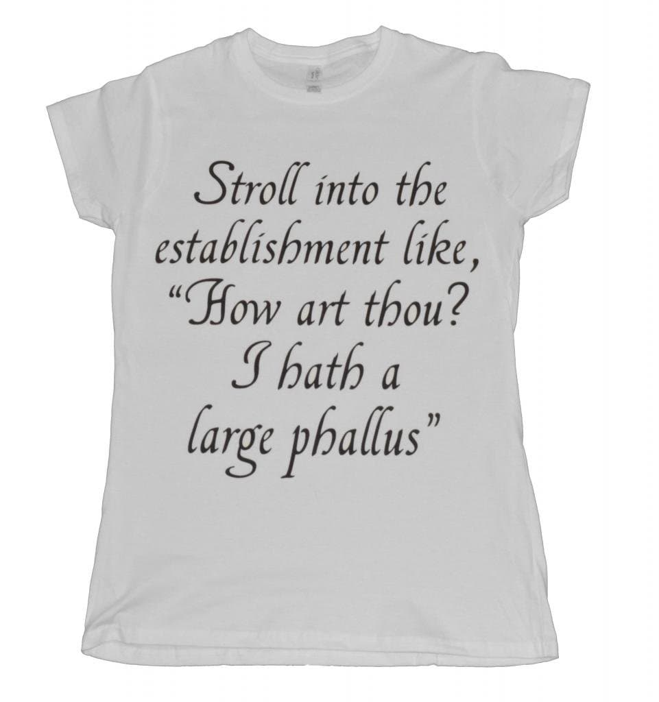 21 Century Clothing Women's Macklemore Thrift Shop Shakespeare Parody T - Shirt