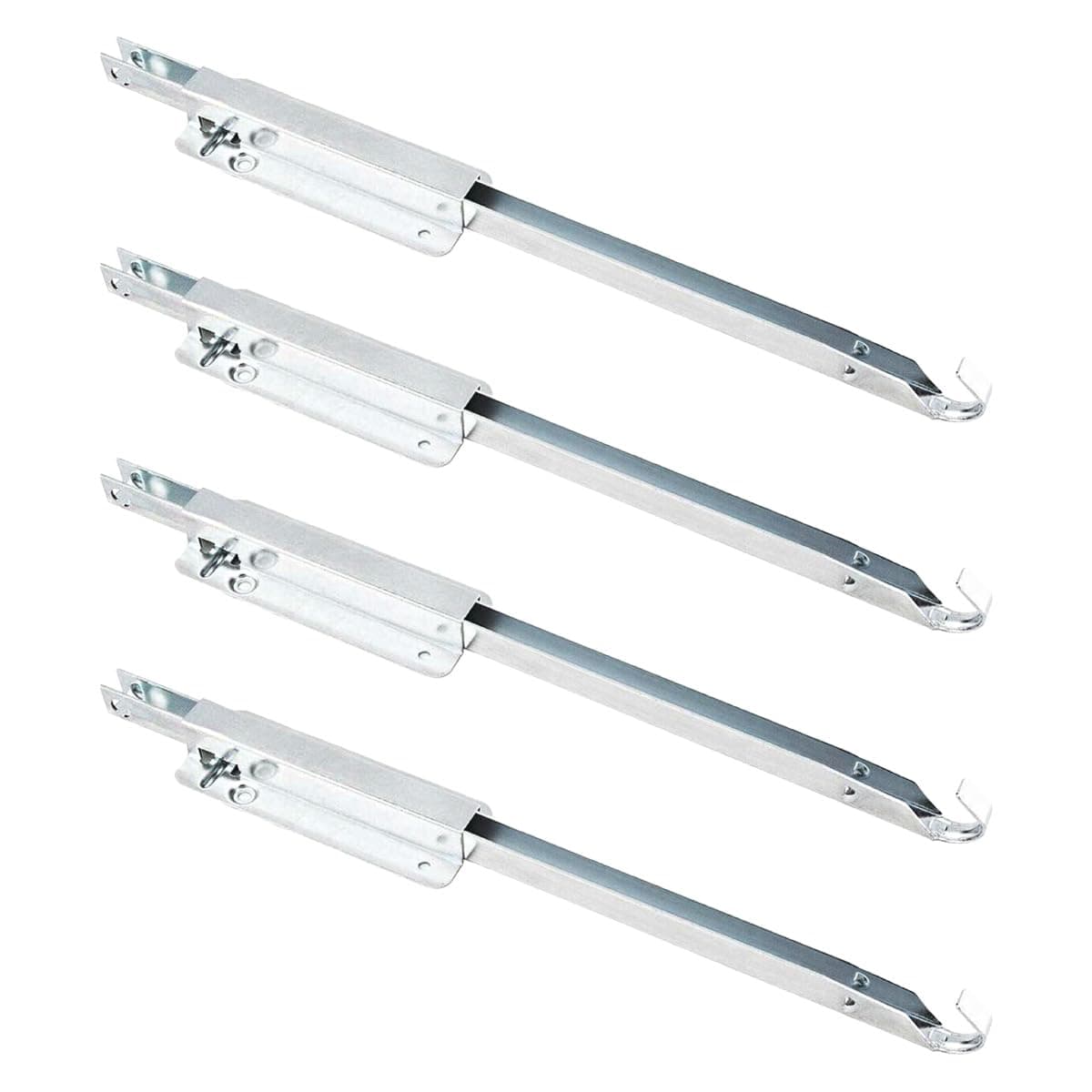 POWERTEC Metal Drop Leaf Table 4 Pack Sliding Drop Leaf Table Hardware Folding Table Bracket for Kitchen Table Dining Table RV Table (71426-P2V)