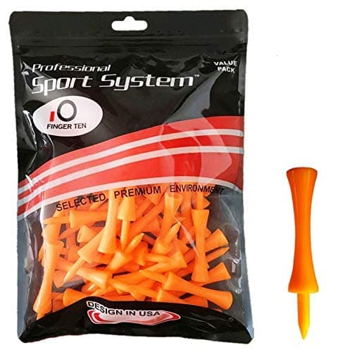 Golf Tees Unbreakable Step Down Plastic Mixed or Same Height Value 60 Count, 2 3/4, 2 1/4, 2, 1 3/4, 1 1/2 Inch Length Long Short Color Tee Pack for Practice