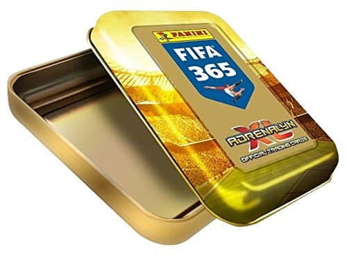 2016 Panini FIFA 365 Adrenalyn Trading Card Collector Tin 5 packs + 1 Limited edition card