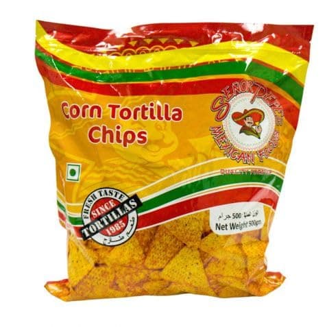 CORN TORTILLA CHIPS 500GM