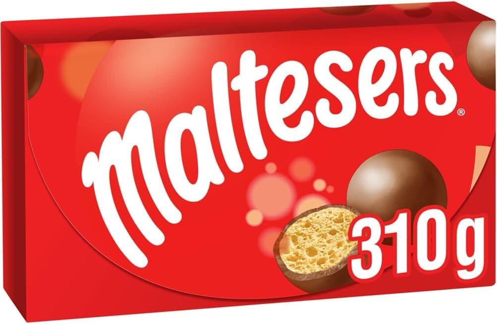 Maltesers Chocolate Bulk Gift Box, Milk Chocolate & Honeycomb, 310g, Ideal fo...