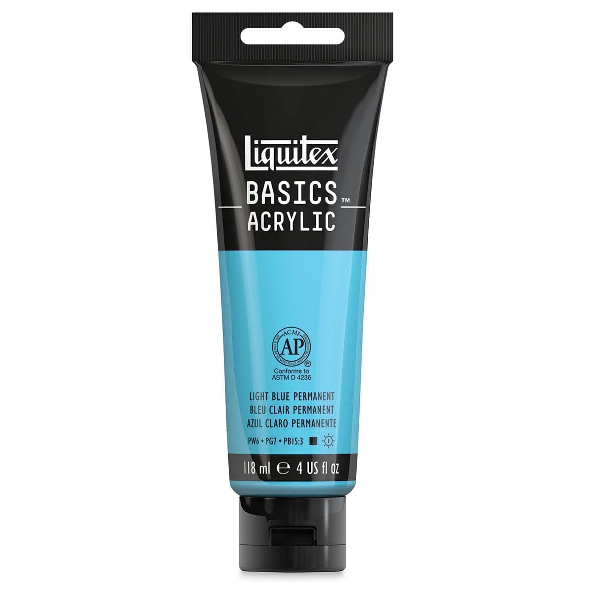 Liquitex Basics Acrylic Color (Light Blue Permanent)