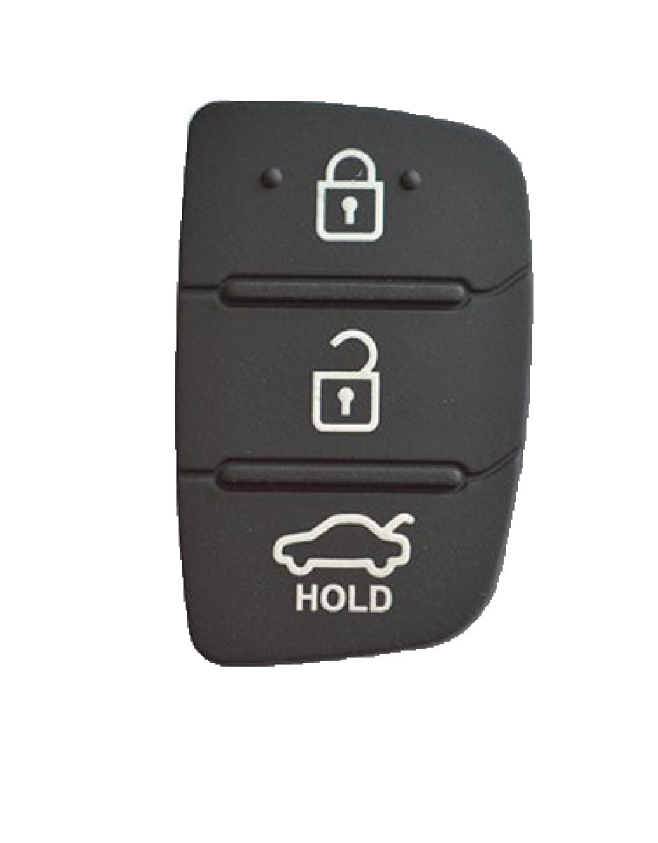 3 Button Remote Flip Key Rubber Pad for Hyundai i20, Verna, Xcent, iGen, Sportz, Magna
