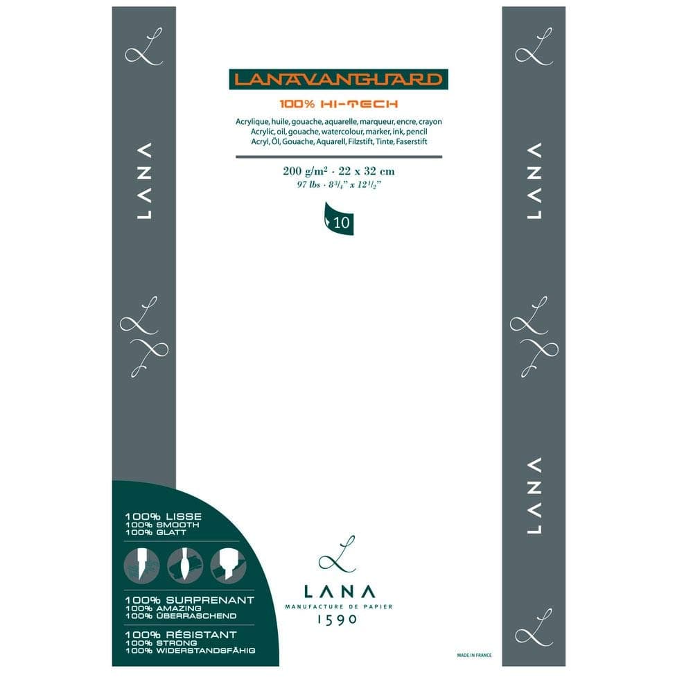 Lana Vanguard Paper – 10 Sheets 34 x 48 cm