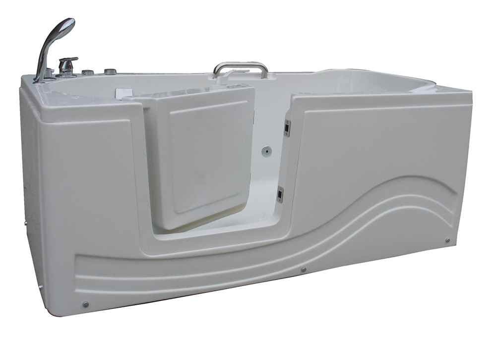 Lay Down Walk-in Tub (Right Door - Air Jets)
