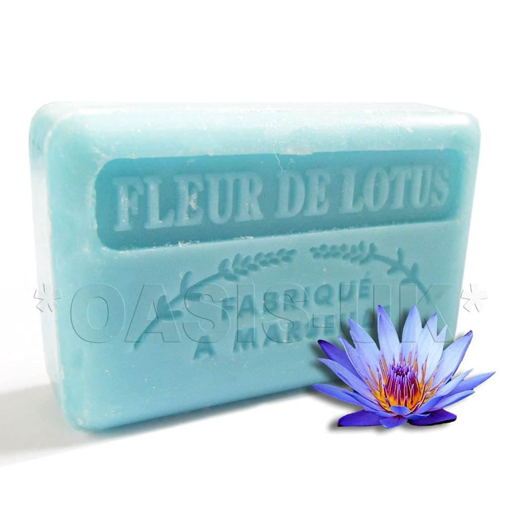 125G Savon De Marseille Soap - Lotus Flowers (Fleur De Lotus)