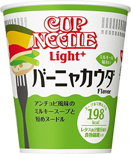 52gX12 pieces Nissin Cup Noodle Light plus Bagna cauda