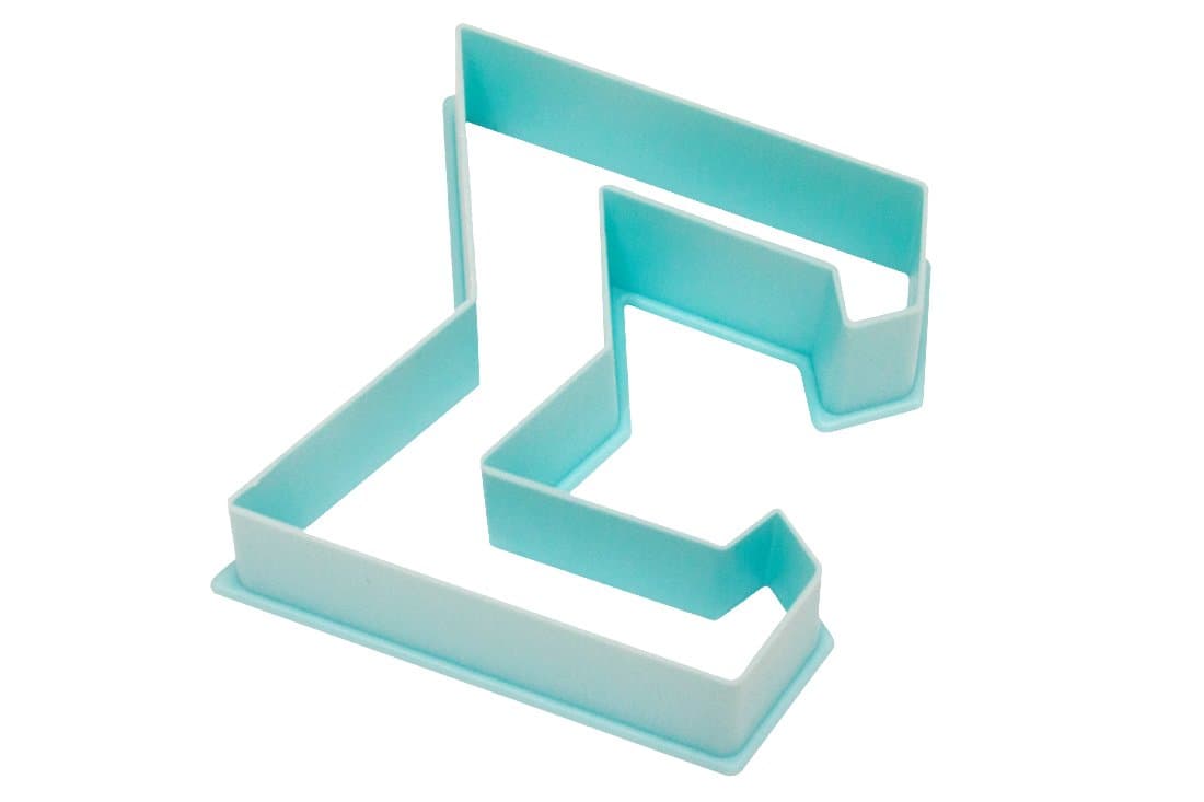 Greek Alphabet Letter Shaped Cookie Cutter, Sigma Shape, 3 Inches Long, Great Gift, Big Sis/Lil Sis, Fundraising, Parties, Sororities, Fraternities, Panhellenic, Art Stencil