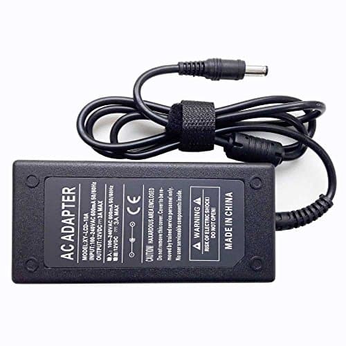 Syroxon CCTV 12V Switching Power Supply Adapter, 100-240V AC to 12V DC (1Amp 2Amp 3Amp) Charger Cord For Security Dome/Bullet Camera and Led Power Supply 12v (1 PACK 3A)