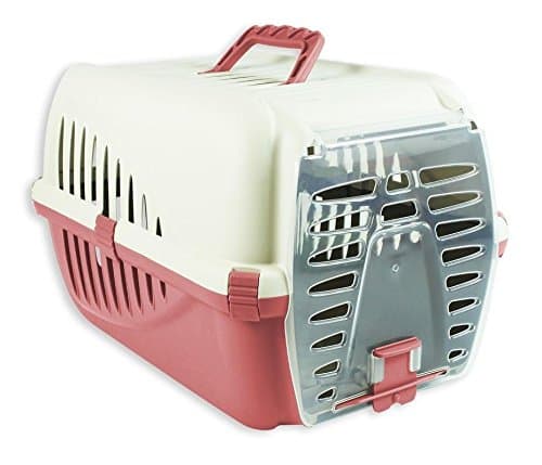 ALANNAHS ACCESSORIES Strong Pet Carrier Crate Cat Kitten Puppy Dog Box Cage Transport Vet Travel