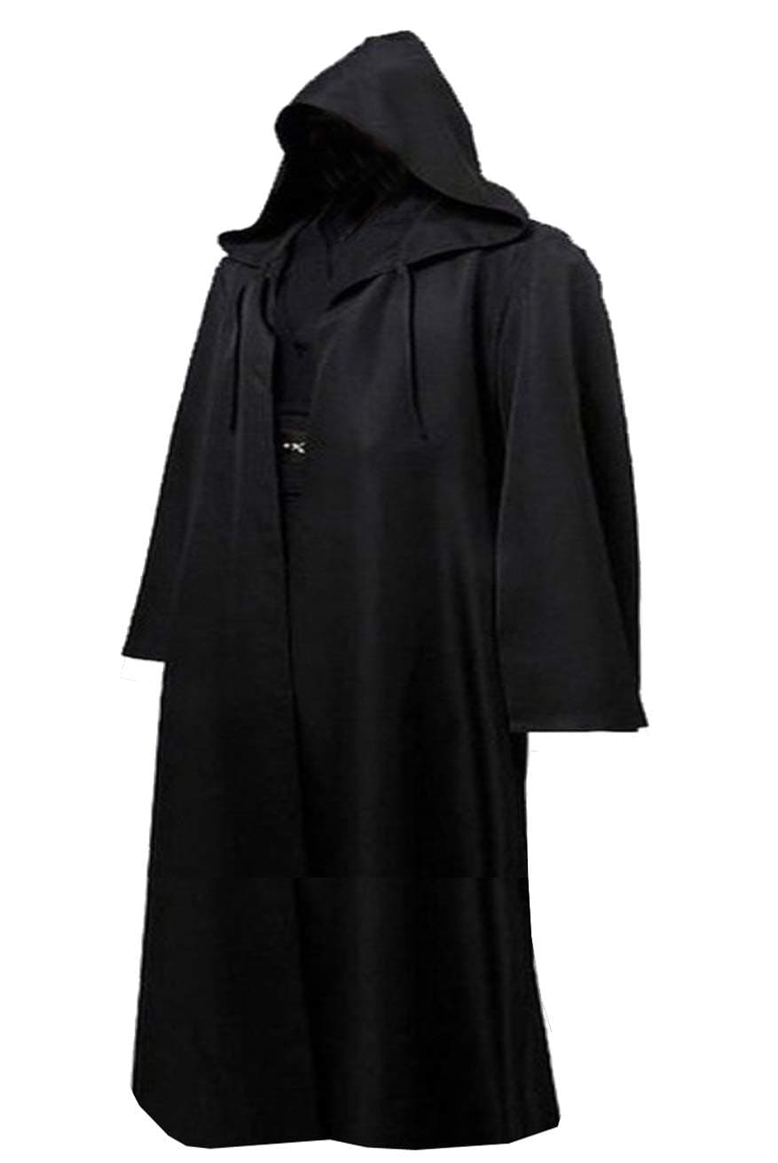 GOLDSTITCH Men’s Hooded Knight Tunic Robe, Fancy Cool Cosplay Costume