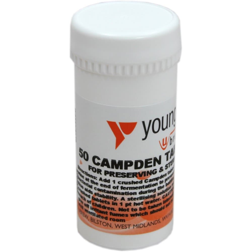 Youngs Campden Tablets 50 pk (Sodium Metabisulphate)