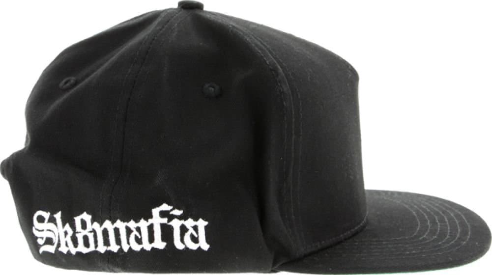 Sk8mafia Skateboards Old E Side Logo Black Snapback Hat - Adjustable