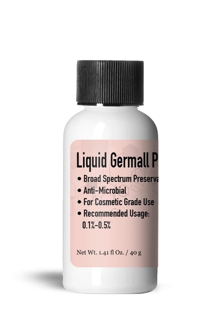 Germall Plus- Natural Preservative - Clear Liquid - Excellent Broad Spectrum Preservative Compatible with Most Cosmetic Ingredients Good for Water Based Formulas (1.41 Ounce / 40 grams)