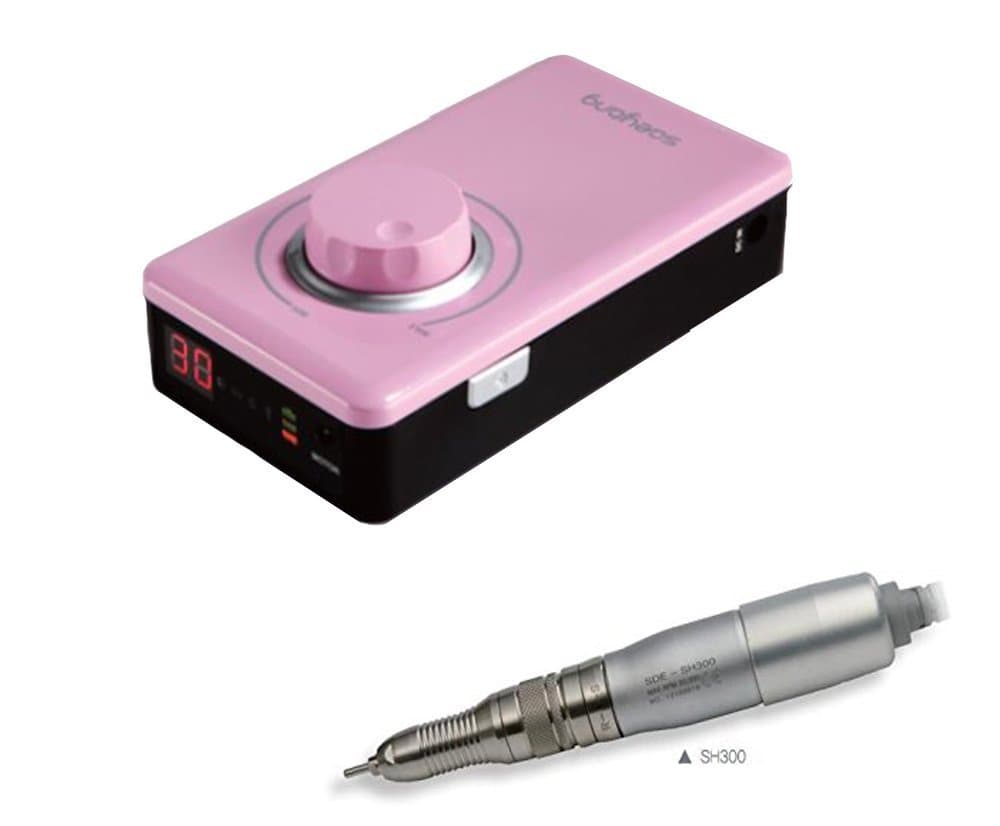 K38 Ambulatory Nail Drill for Acrylic Nails - Professional 30.000 R.P.M. Electric Nail File for Manicure Pedicure - Dry Technique Nail Drill Machine Kit