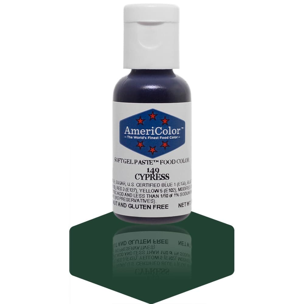 Cypress, 0.75 Ounce Bottle, Soft Gel Paste Food Color