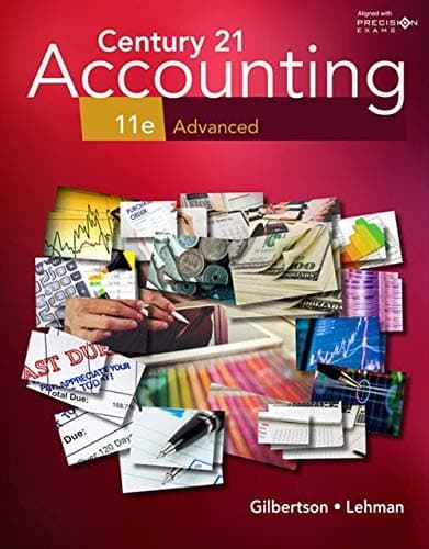 Century 21 Accounting: Advanced, 11th Student Edition (MindTap Course List)