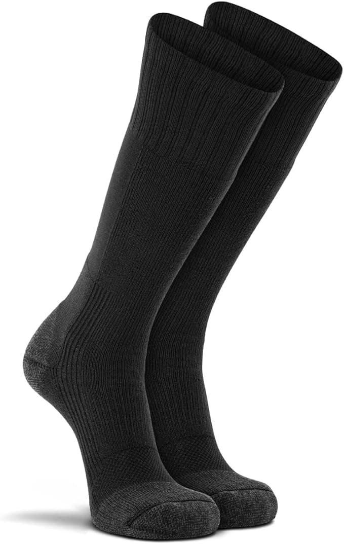 Tactical Boot Socks, Mid-Calf, Wick Dry, Quick Dry Fibers, Memory-Knit Construction, Shock Absorbing, Army Colors