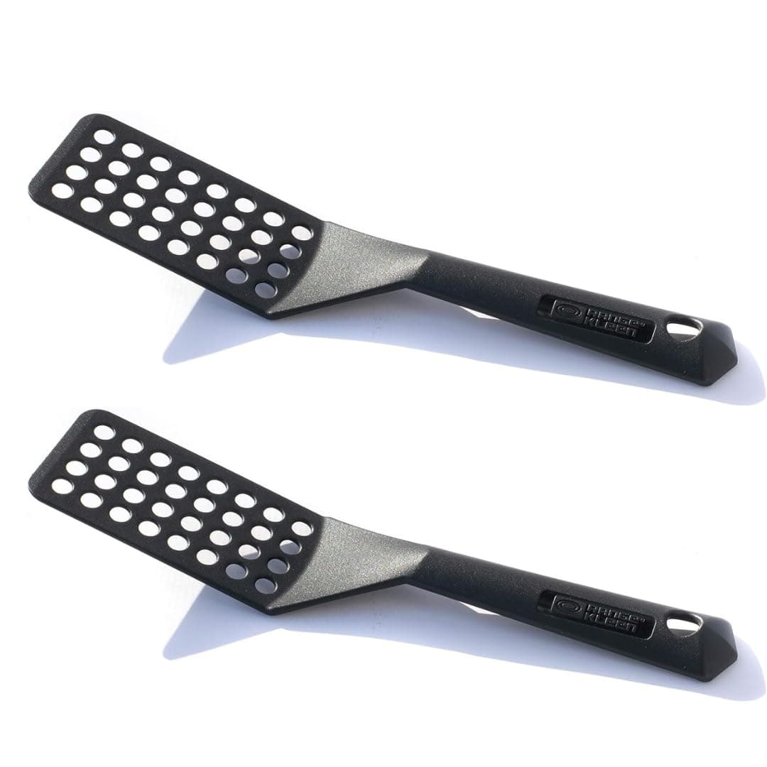 Range Kleen 9011 Black Slotted Nonstick Spatula Turner 2-Pack