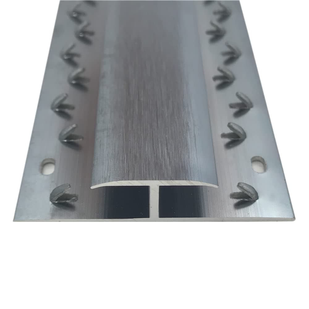 Heavy Duty - Carpet to Carpet - Gripper Trim Threshold Strip - Metal Doorbar - Brushed Grey