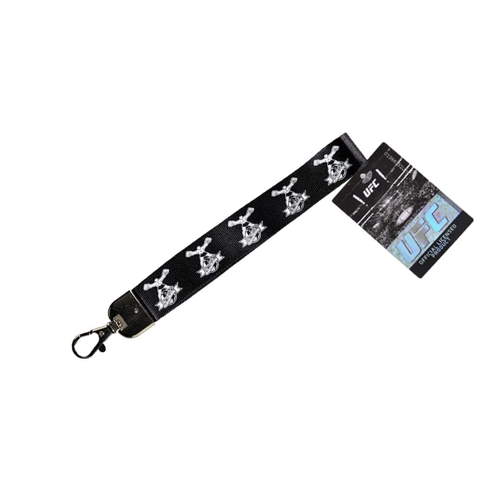 UFC Unisex Ultiman Wristlet Lanyard Blackout, Black, One Size
